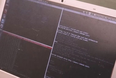 computer screen showing work in the ms in electrical and computer engineering degree program