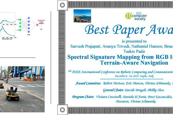 Image for ECE PhD Student Receives Best Paper Award at IEEE RoboticCC 2025